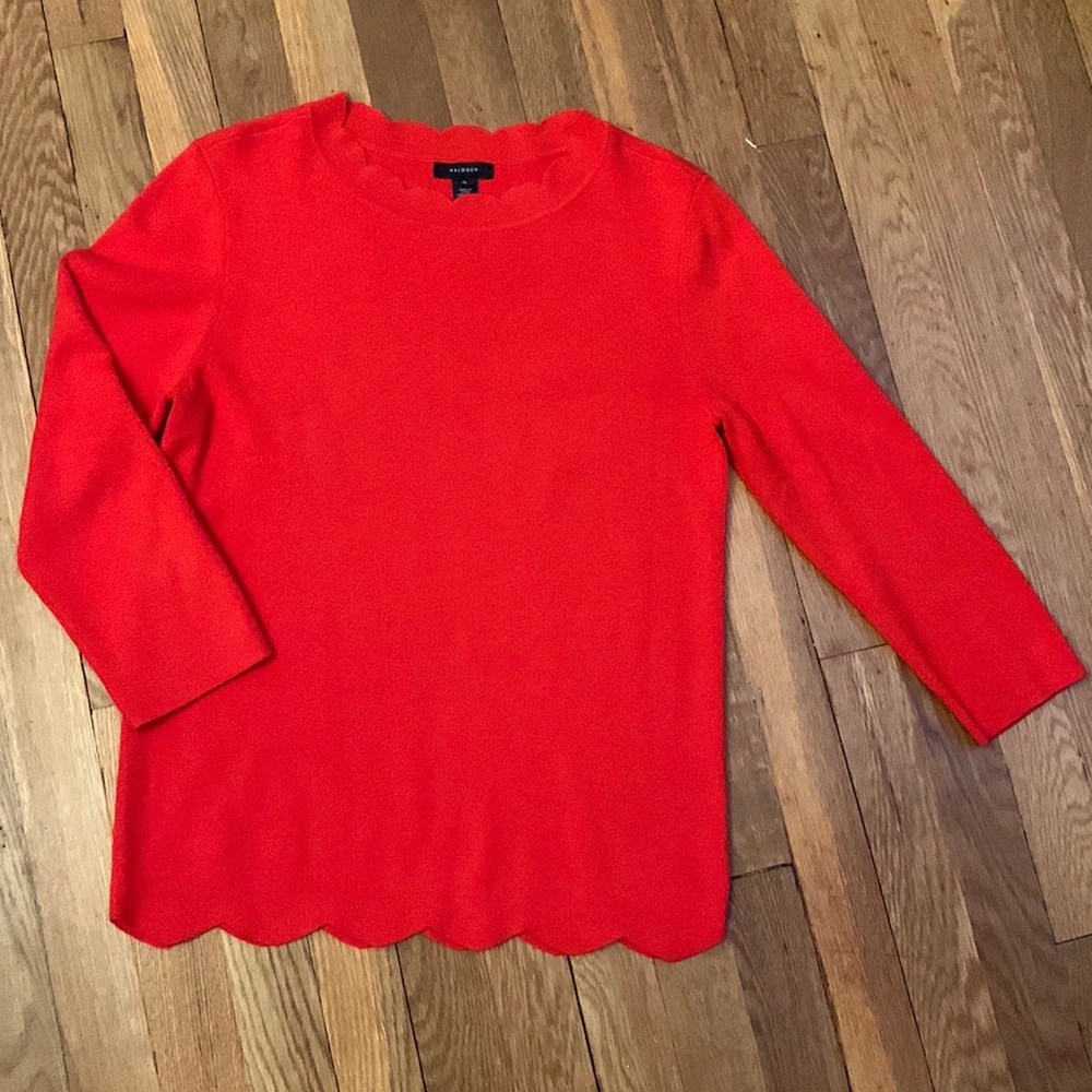Red sweater, size medium